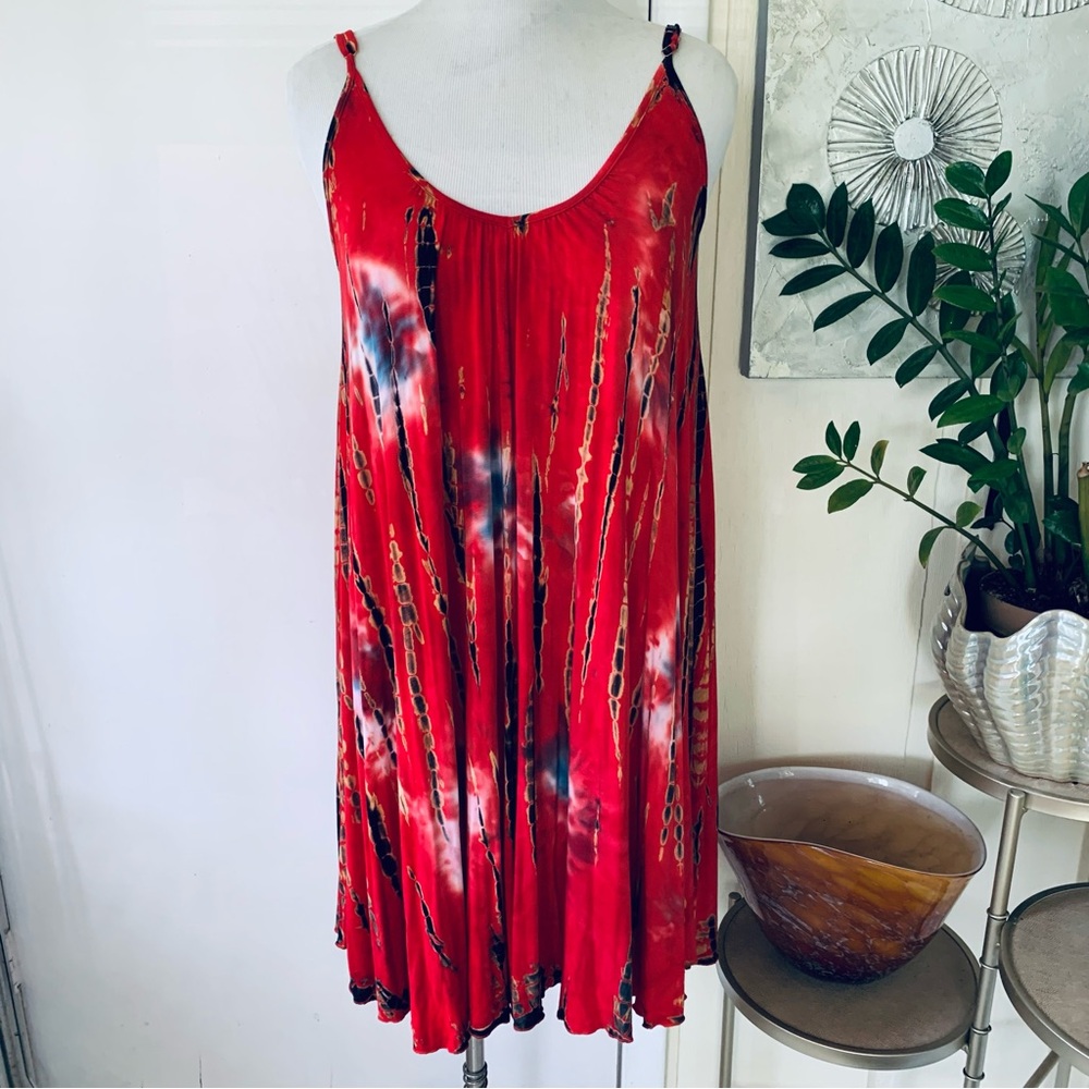 NWOT Delias Rayon Spaghetti Strap Pullover Dress size S